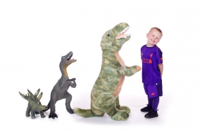 Dinosaur children portrait